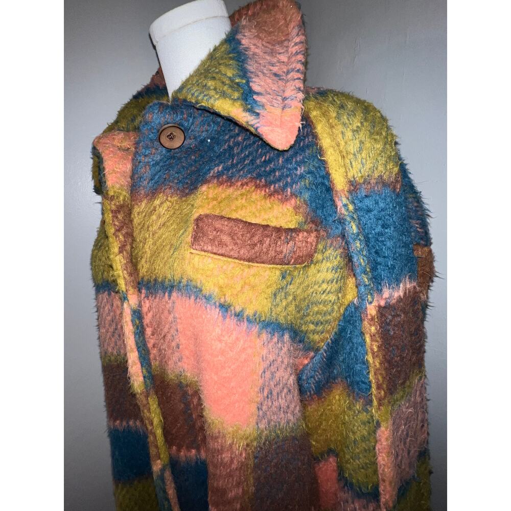 Free People Dalton Woolen Coat Size Medium MSRP $298 NWT (B120140) - Picture 4 of 14